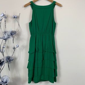 Anthropologie Dresses - Maeve Anthropologie green Teresina tiered dress Anthropologie Dresses - Maeve Anthropologie green Teresina tiered dress